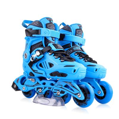 China Rebound 85A PU Pink Slalom Speed ​​High Quality Blue Professional Adjustable Skate Height Adjustable Skate For Kids for sale