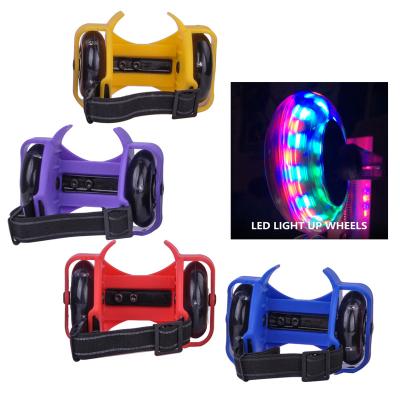 China PP Kids Toys Lights Orbit Wheel Street Heel Roller Skate For Sale In PVC/PU Running Wheel for sale