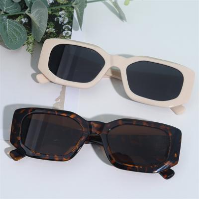 China Fashion Sunglasses UV400 High Quality PC Frame Small Irregular Sunglasses Fashionable Multi Color Shades Custom Glasses for sale