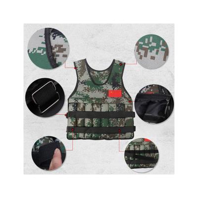 China New Sand Sized Heavy Weight Vest Outdoor Training China Style Camouflage Exercise Fitness Adjustable for sale