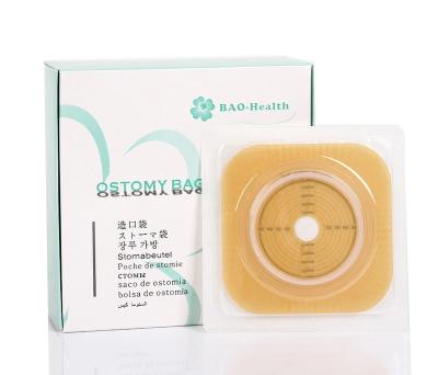 China Skin barrier for colostomy bag two pcs colostomy bag 10cm x 10cm for sale