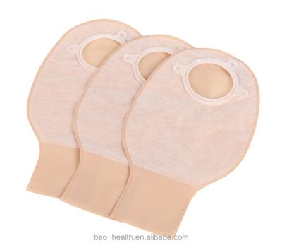 China Smell-seal film pouch two-piece colostomy bag (15-60mm) open clamp closure for sale