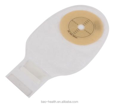 China Plate Colostomy Hydrocolloid Pouch (Integrity Magic Closure) 15-50mm Drainable for sale