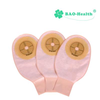 China Bolsa De Colostomia soft hydrocolloid (flange closure) 15-60mm drainable beige for sale