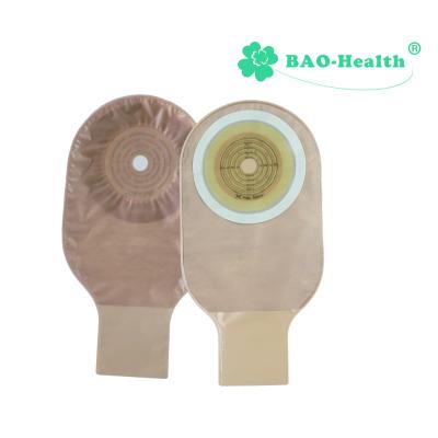 China Colostomy Pouch Hydrocolloid Drainable Beige (Clamp Closure) 15-60mm for sale