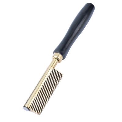 China Wholesale Cheap Wholesale Metal Beauty Comb Flattopper Comfortable Healthy Comb Market Hair Salon Combs Custom Engraved Metal Combs for sale