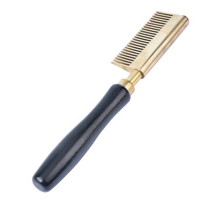 China China Manufacturer Magic Metal Comb Comfortable Healthy Metal Comb Natural Hair Band Comb With Metal Wire for sale