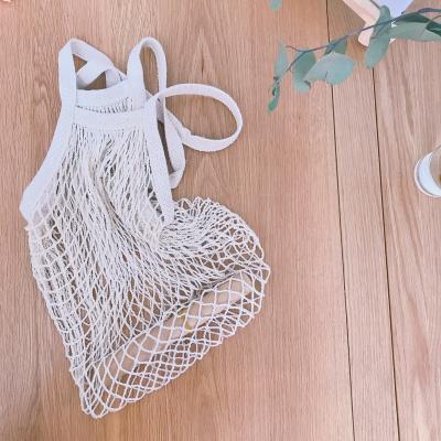 China Natural Organic Mesh Eco - Friendly Reusable Hemp Cotton Net Easy Take Reusable Produce Bags for sale