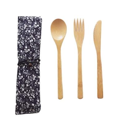 China Zero Taken Easy Disposable Plastic Travel Cutlery Set Packed With Cloth For Knife Fork Spoon for sale