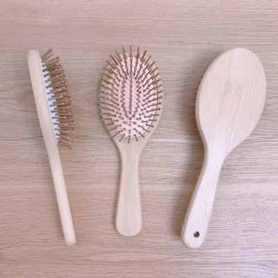 China Nondisposable Natural Wooden Materials Lifestyle Cushion Massage Zero Waste Hair Brush for sale