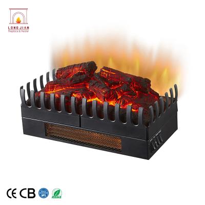 China Hotel Portable Insert Stove Indoor Electric Fireplace With 2W LED Light for sale