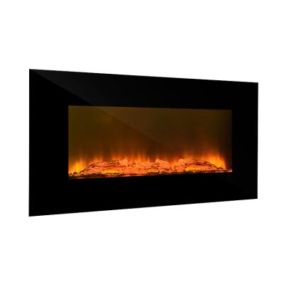 China Custom Hotel Electric Pebble Wall Fuel Indoor Wall Decorative Electric Fireplace LJHF3702E For Sale for sale