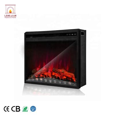 China Contemporary Indoor Home Decor 1000w 2000w Mechanical Flame Control Fireplace Insert for sale