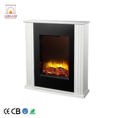 China Unique Design MDF Fireplace MDF Free Standing Cheap Price MDF Surround Style Standing Wood Fireplace For Sale for sale