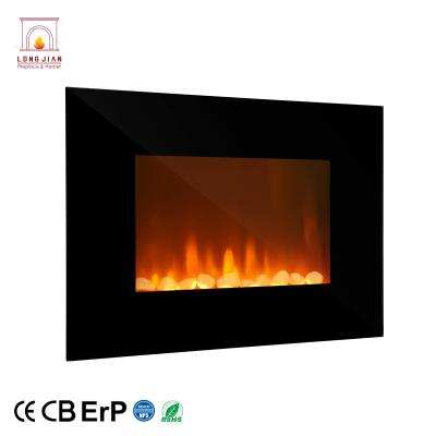 China Safety Indoor Cheap Luxury Wall Mounted Thermal Cut Out LED Flame Electric Fireplace for sale