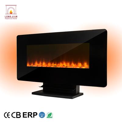 China Indoor European Style Heater Cheap Decorative Flame Wall-Mounted and Free Standing 2 in 1 Electric Fireplace for sale