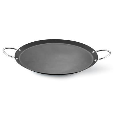 China Sustainable Carbon Steel Pealla Pan With Non Sticking Liner Good For USA And South America for sale