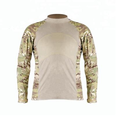 China Anti-Static Military Style Mens Camouflage Long Sleeve Shirt for sale