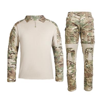 China Breathable Long Sleeve Multicamo Combat Frog Military Suit for sale