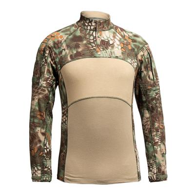 China Army Anti-Pilling Combat Tactical Shirt Military Frog Shirt Knit Shirt for sale