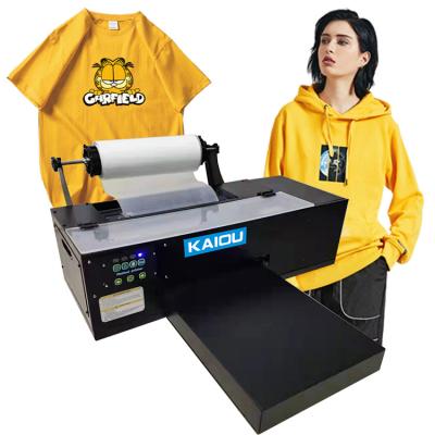 China Garment Shops Kaiou Factory Promotion Pet Movie Kaiou A3 Single Head L1800 1800 Dtf Printer T-shirt Printing High Quality for sale