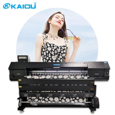 China Garment Shops Kaiou DX5/DX7/4720 Best Price 1.8m Sublimation Printing Machine Sticker / Vinyl Flex Banner for sale