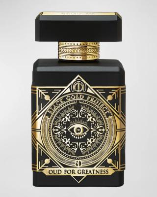 China High Quality Body Perfume Factory Price Men Perfume Oud for Greatness Eau de Parfum Spray 3.04 Oz Black Gold Oud Project for Happiness for sale