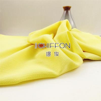 China Antistatic Wholesale Bubble Crepe Chiffon Fabric With Twist For Dress for sale