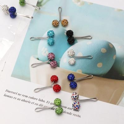 China New Fashion Women's Brooch Manufacturers Direct Selling Muslim Hui Style Bayberry Ball Scarf Clip for sale