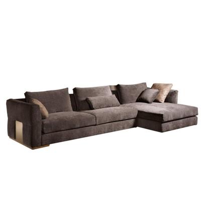 China Italian Simple Modern Living Room Italian Style Luxury Leather Sofa for sale