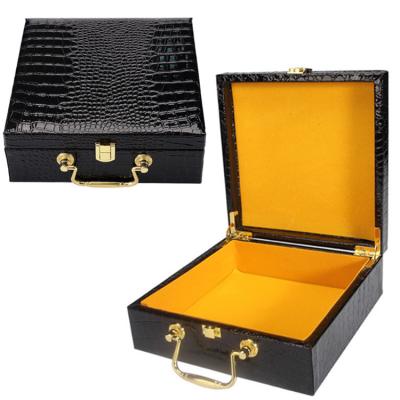 China No Luxury PU Leather Box Crocodile Box Luxury Belt Belt Gift Box for sale