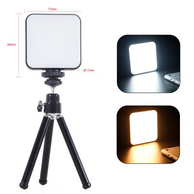 China Portable Mini High Quality 850LUx/0.3M Brightness Fill Light Double Color Fill Light for sale