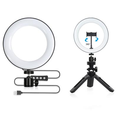 China W&S Mini 8 Inch Separate Phone Stand Photographic Lighting LED Ring Light Mini 8 Inches for sale