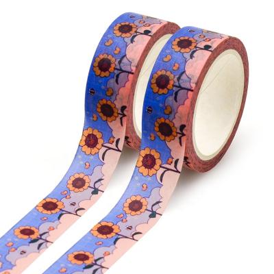 China Waterproof New Design Colorful Custom Printed Diy Washi Tape For Decoration for sale