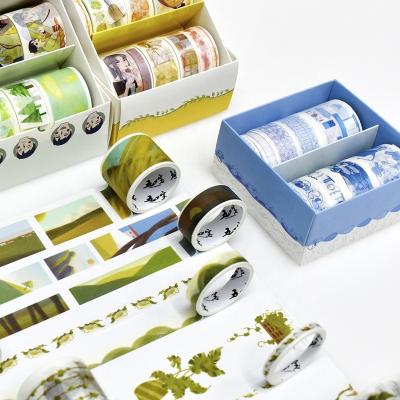 China Decor Vintage Gift Box Set Waterproof Seasonal Japanese Washi Tape for sale