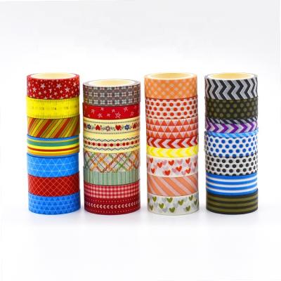 China Homemade Colorful Decorative Waterproof Custom Printing DIY Washi Tape Grid for sale