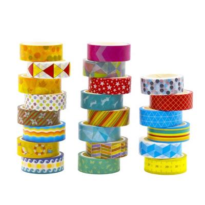 China Waterproof Custom Printing For Decorative Colorful DIY Washi Masking Tape for sale