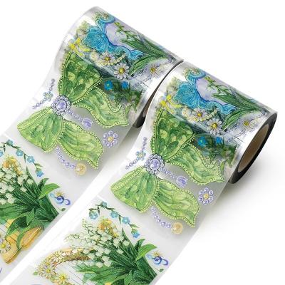 China Waterproof Custom Printing Special Ink Washi Tape , Clear Washi Tape Manufacturer for sale