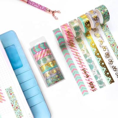 China Waterproof Custom Donghong Decoration Gold Foil Washi Tape Printing for sale