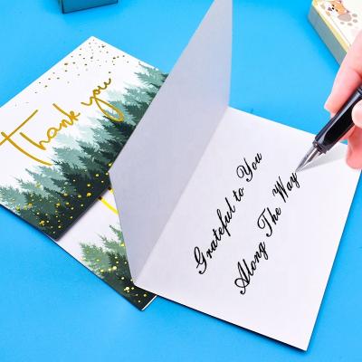 China DIY Crafts / Decoration Custom Printing Greeting Gift Wrapping Thank You Cards For Small Business for sale