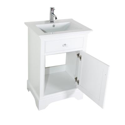 China Hot Selling Amazon Bathroom Ready Made Single Vanity Small Bathroom Vanity for sale