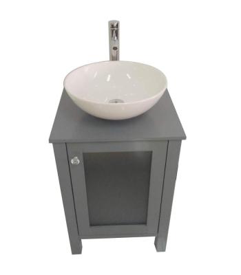 China Amazon Hot Sell Basin Vanity Antique Cabinet Modern Sink With Cabinet Bathroom Vanities And Sinks YX-C7253 for sale