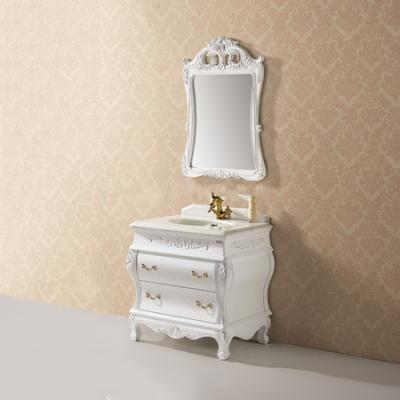 China European Style Luxury European Single Vanity Bathroom Vanity Antique French Cabinet YX-C0111 for sale