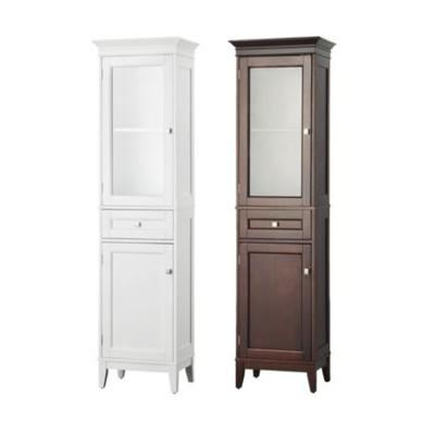 China Modern Modern Linen Cabinet With Glass Doors Bathroom Vanity Storage YXL-LB1707 for sale