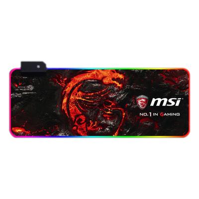 China Eco - Friendly High Quality USB Vibrating Anti Slip Customized Design RGB Mouse Pad for sale