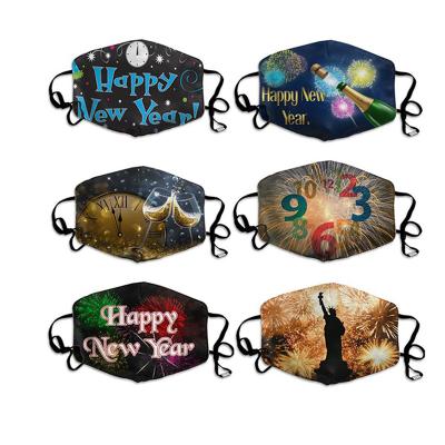 China Funny Cute Personality Festival Holiday Face Mask Face Mask Halloween New Year Party Washable Costume for sale