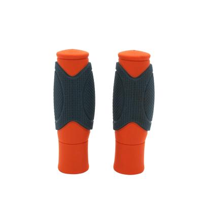 China Double Color Bicycle Handlebar Grip Grip Rubber Bike Grips Lightweight Bicycle Parts for sale