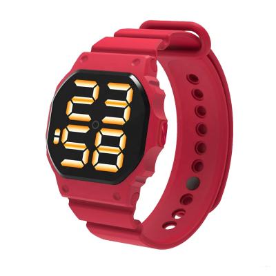 China Day/Date Popular Relojes Digital Soft Strap Unisex Watches Digital LED Waterproof Watch Digital LED Display Day Date for sale