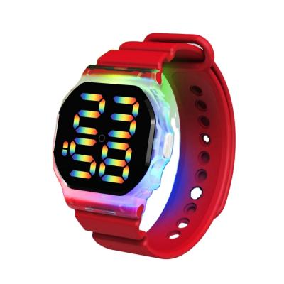 China New Hot Selling Silicone Day/Date Digital Watch For Men And Women 2021 Waterproof Youth 30m LED Digital Sports Watch for sale