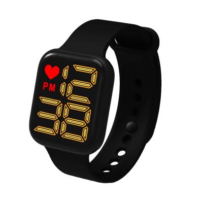 China Day/Date Mode Touch Screen LED Watch Men's LED Digital Watch Sports Silicon Band Electronic Watch for sale